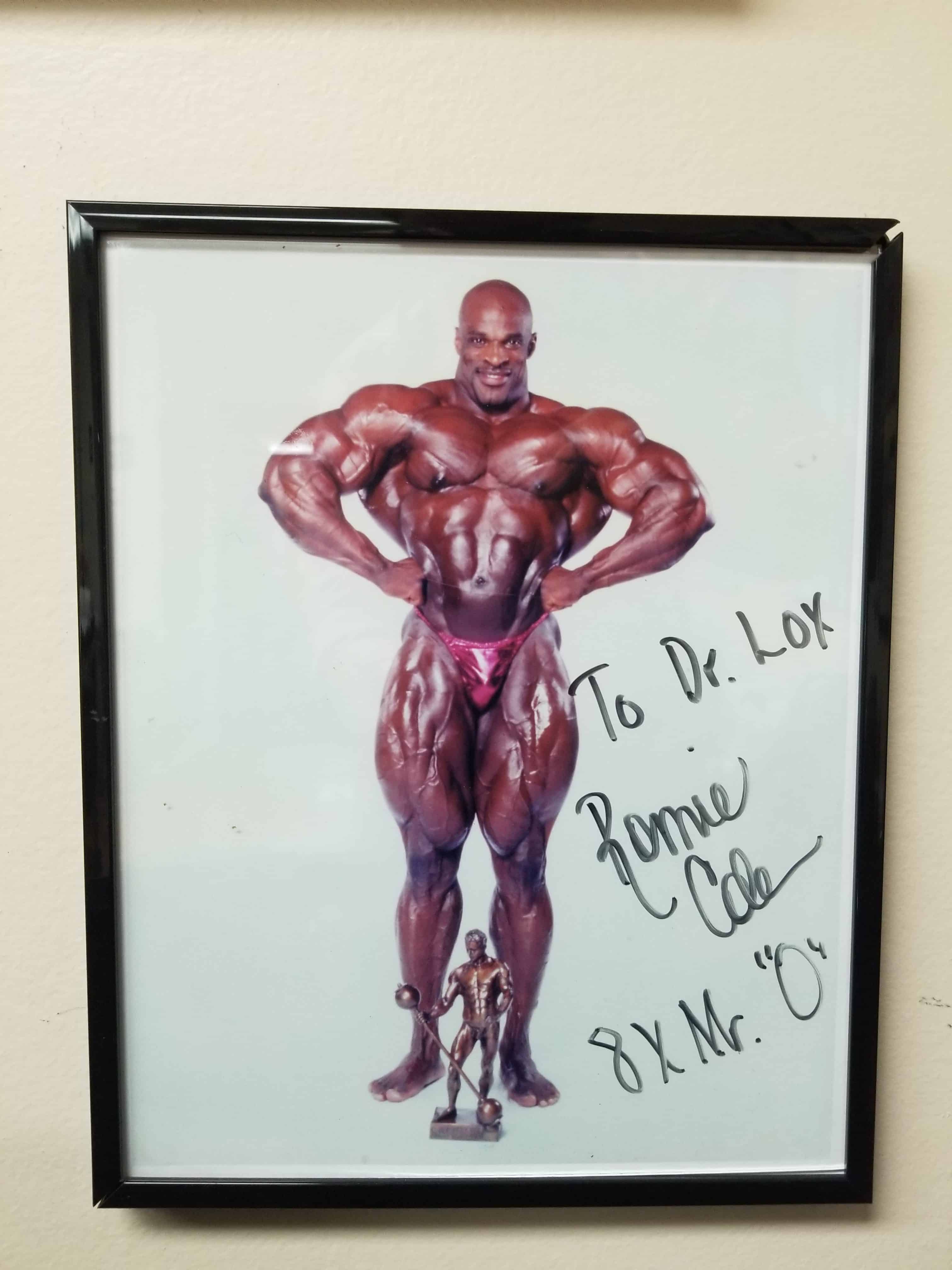 Signed photograph of Ronnie Coleman